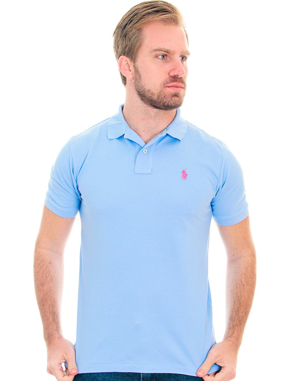 Camisa Polo Ralph Lauren Regular - Azul Marinho - Nevada Outlet