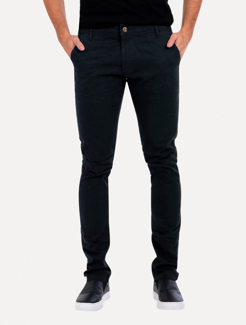Calça Ralph Lauren de Sarja Stretch Slim Fit - Homens de Camisa - Moda  Masculina