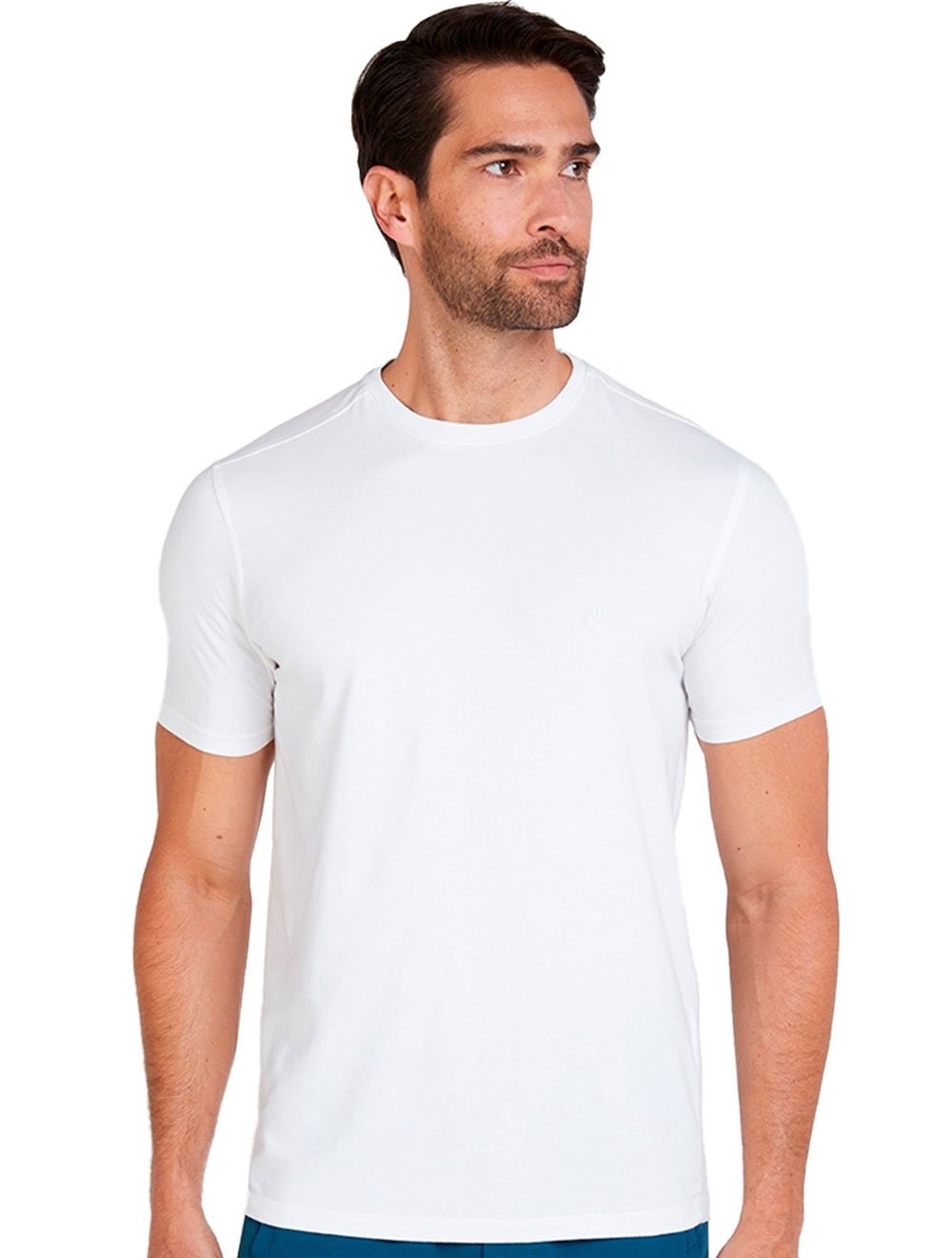 Camiseta Dudalina Masculina Regular White Icon Branca