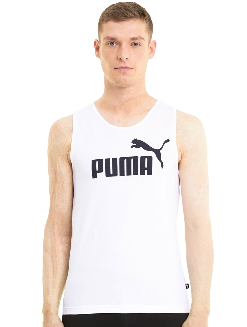 Regata Puma Masculina Tank Logo Branca