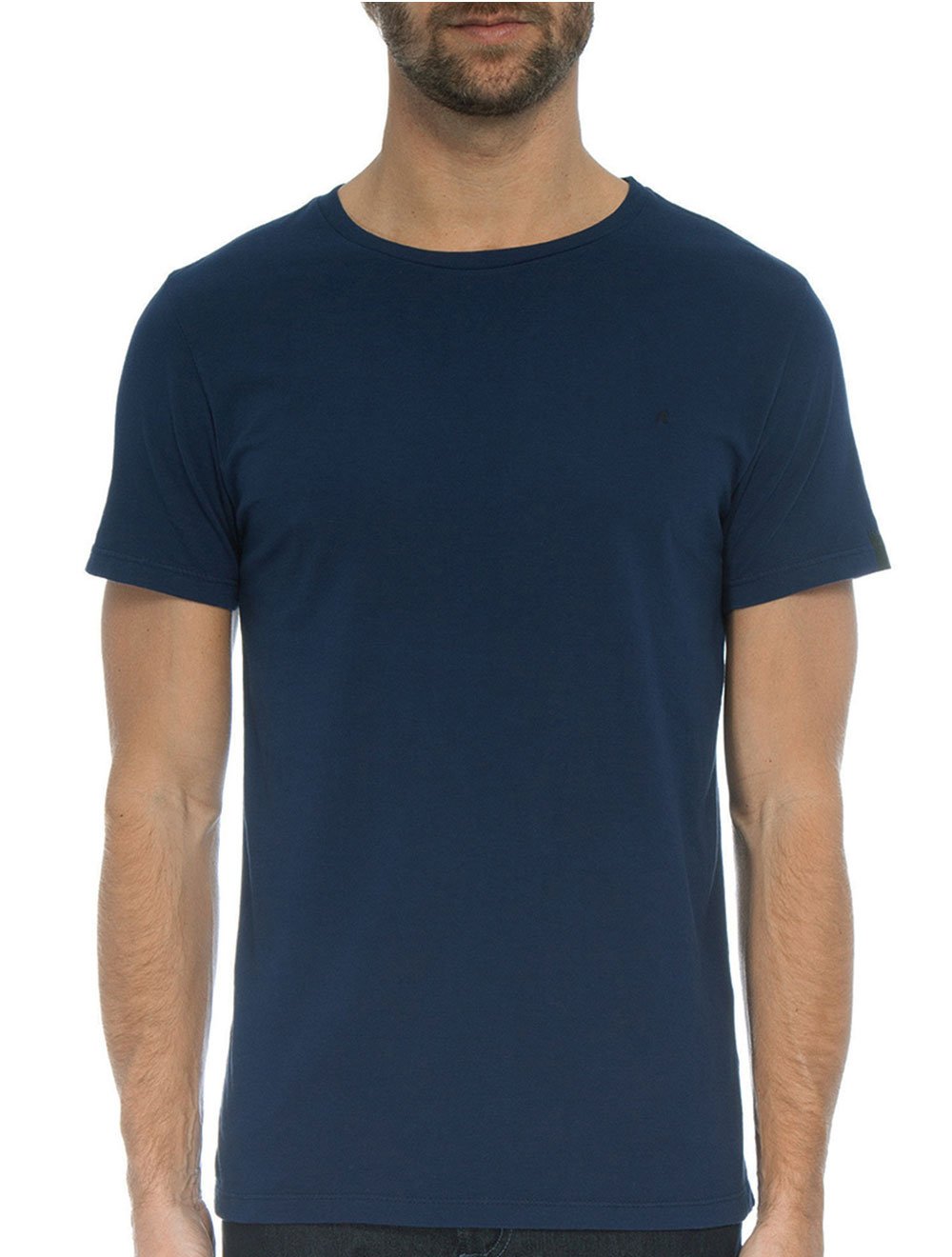 Camiseta Replay Masculina R Basic Azul Noturno