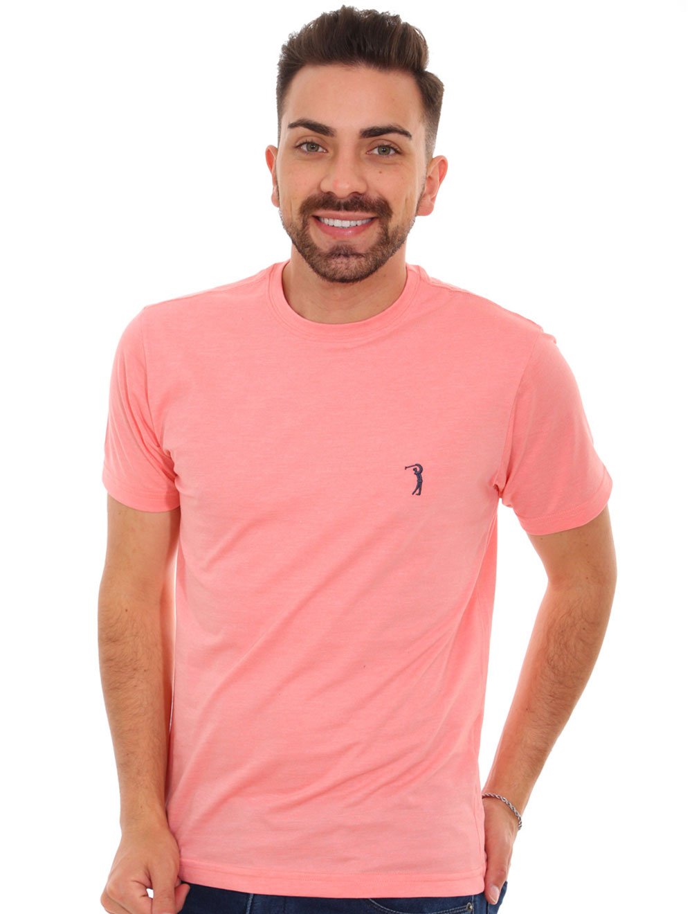 Camiseta Aleatory Masculina Pink Quartz Rosa