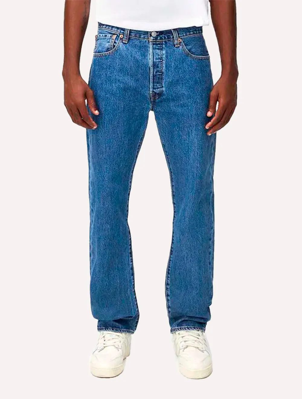 Calça Jeans Levis Masculina 501 Original Azul Médio Secret Outlet