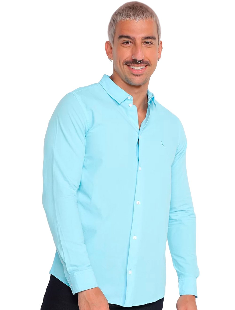 Camisa Reserva Masculina Nova Paraty Azul Claro