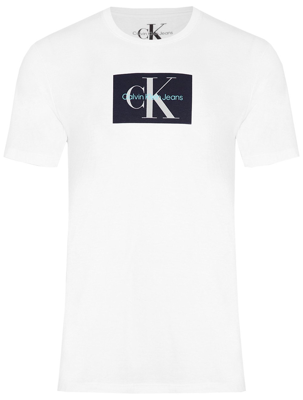 Calvin Klein Logo T-shirt Branco Preto