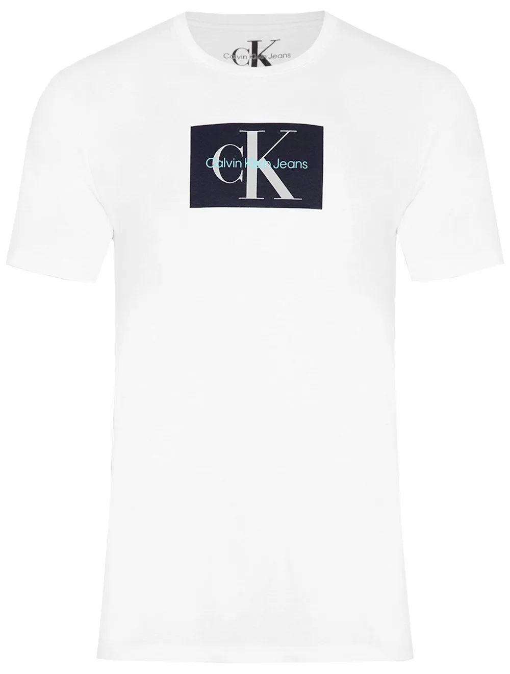 Camiseta Calvin Klein Jeans Masculina Issue Logo Black Block