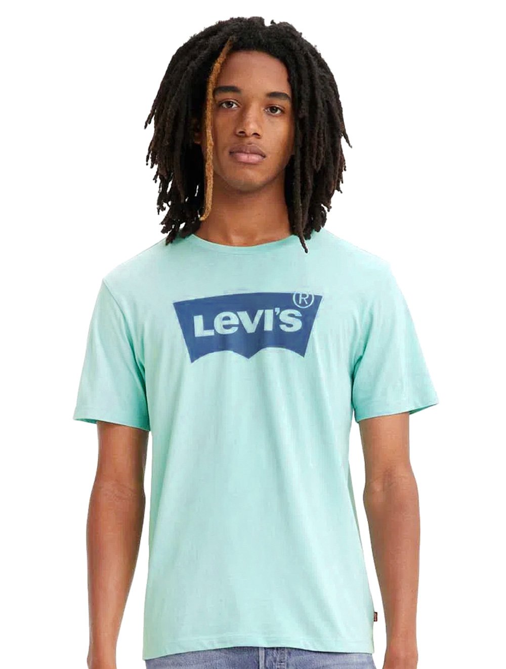Camiseta Levis Masculina Short Sleeve Graphic Turquesa