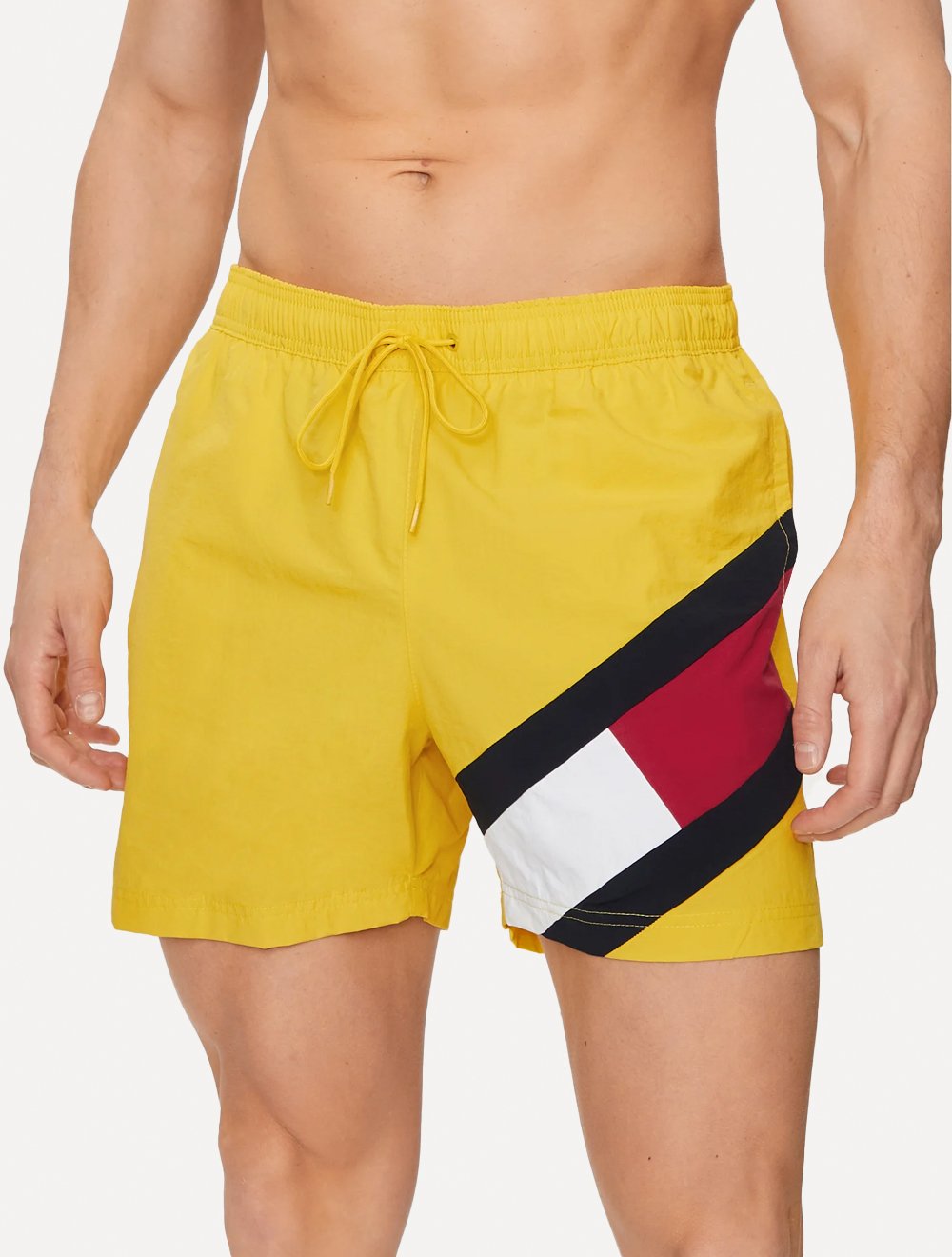 Short Tommy Hilfiger Masculino Medium Drawstring Swimwear Amarelo