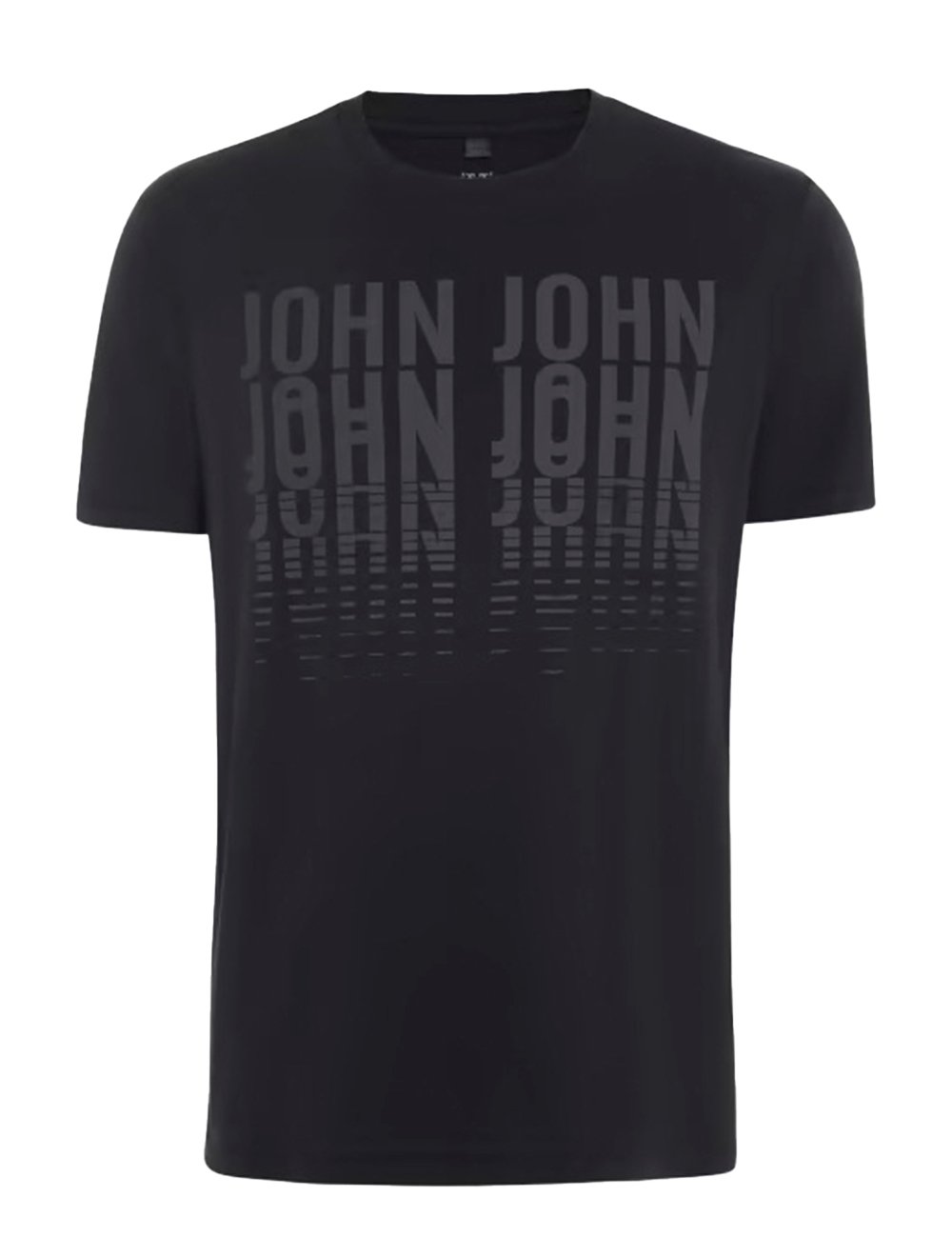 Camiseta John John Logo Preta - Compre Agora