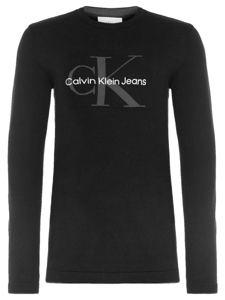 Suéter Calvin Klein Jeans Masculino Tricot Reissue Preto | Secret Outlet