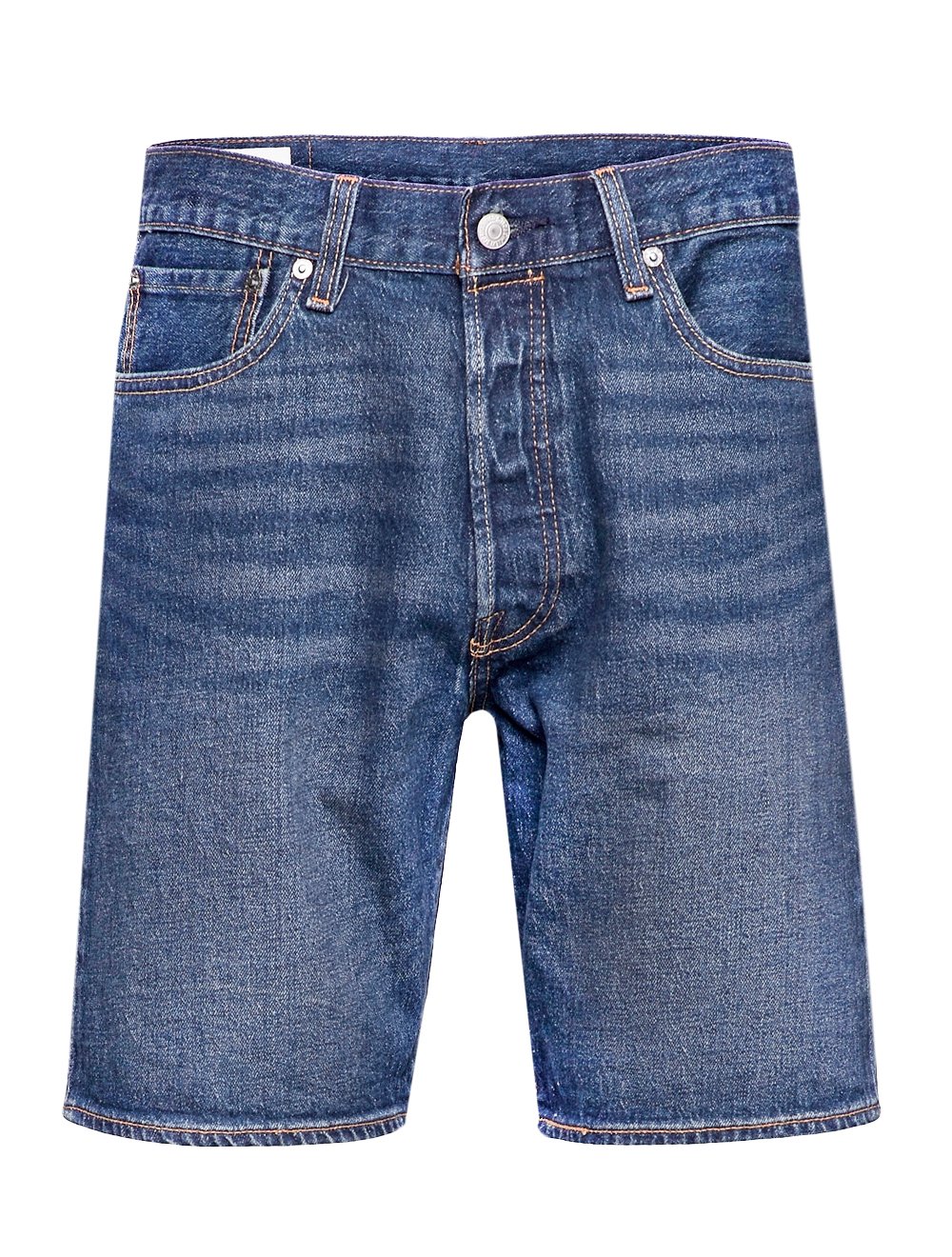 Bermuda Levis Jeans Masculina 412 Slim Shorts Stretch Matte Azul