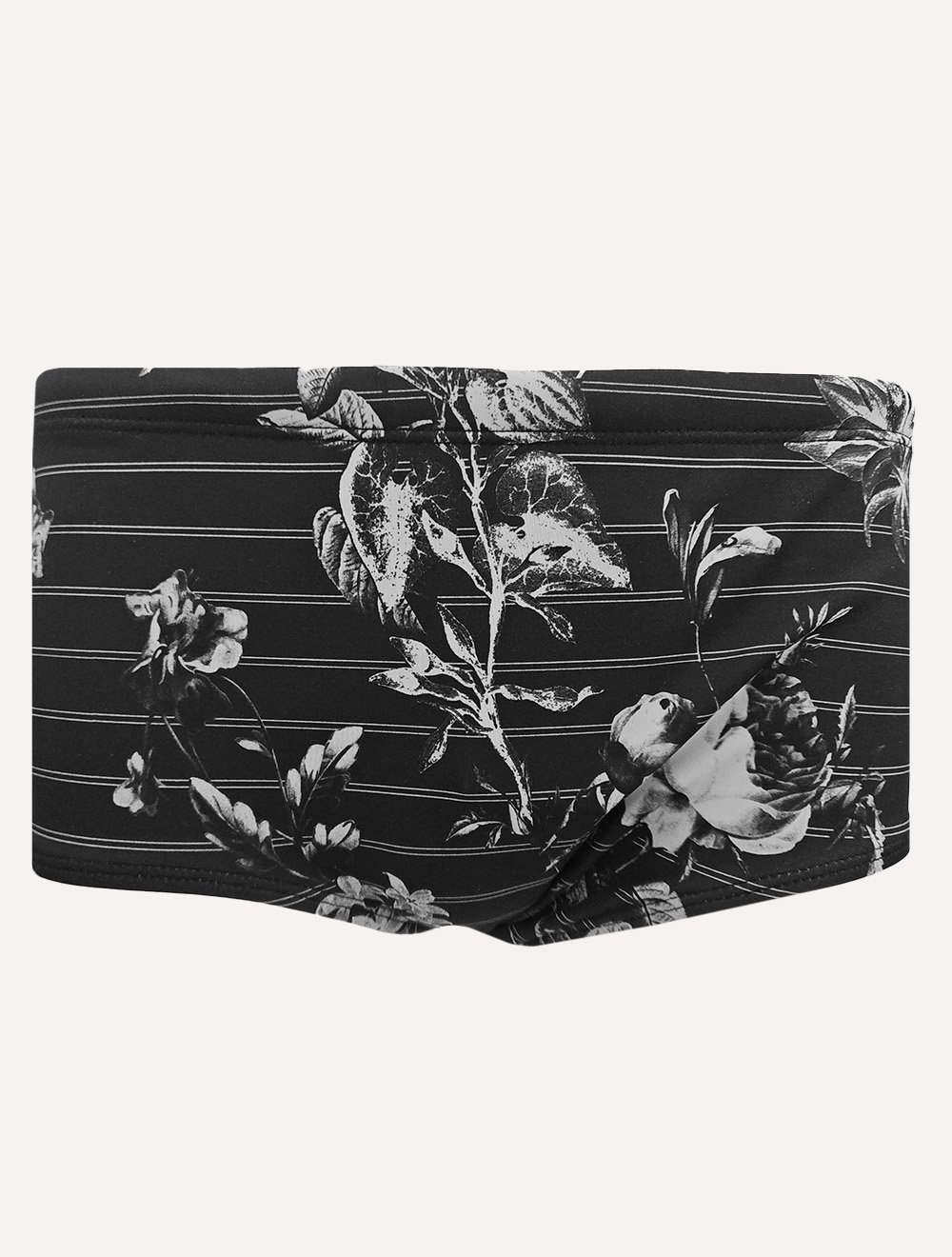 Sunga Calvin Klein Swimwear Floral Listras Grafite