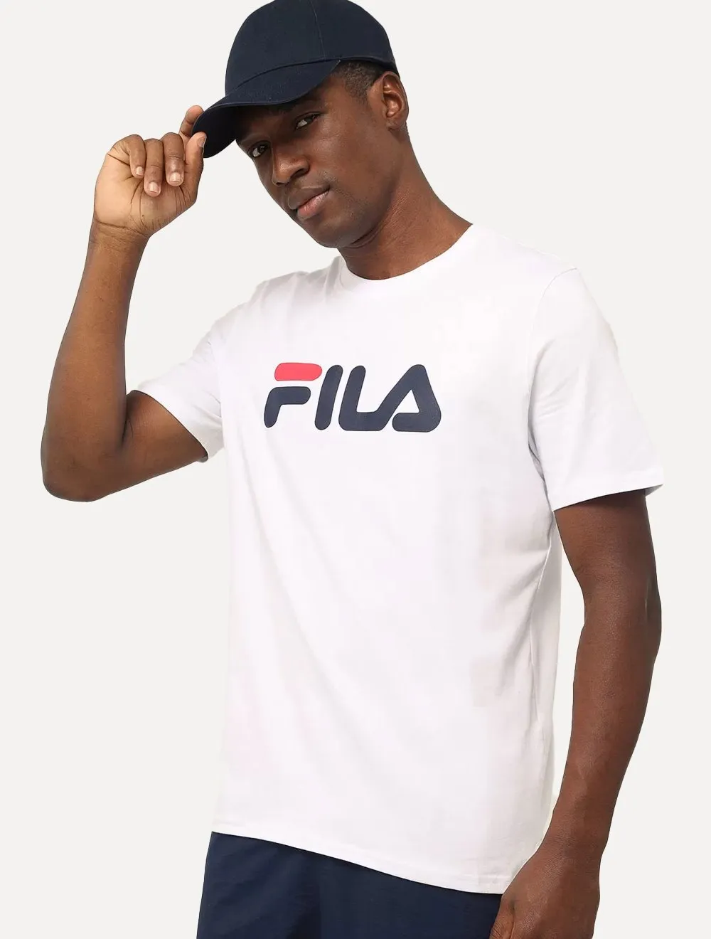 Camiseta Fila Masculina Letter Premium Branca