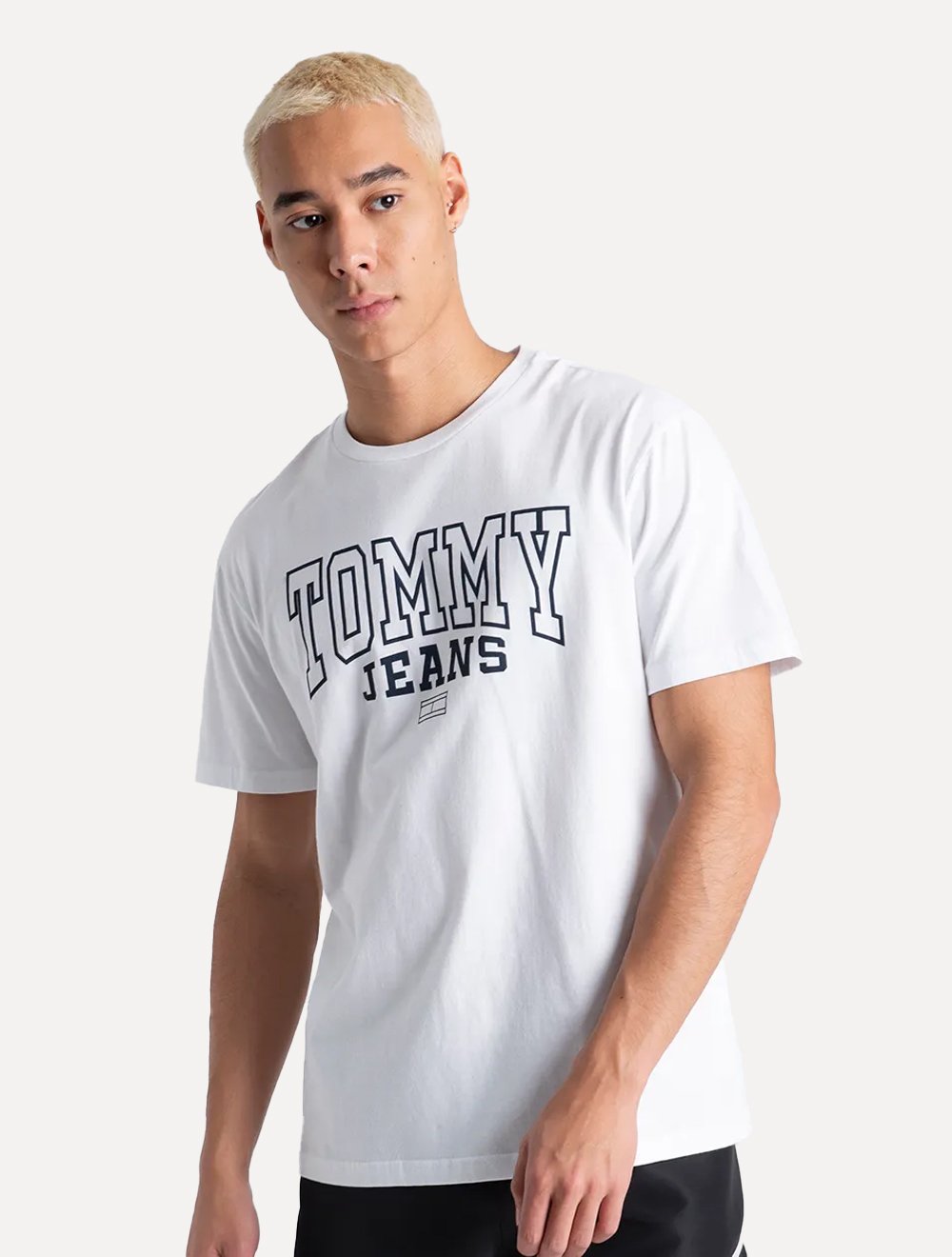 Camiseta Tommy Jeans Masculina Arc Entry Graphic Branca | Secret Outlet