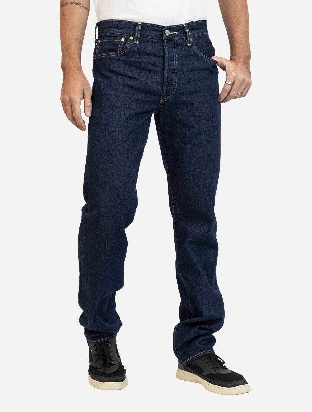 US Levi’s. 501 濃紺 Calça Levis Jeans Masculina Slim 501 '54 Original Azul Escuro