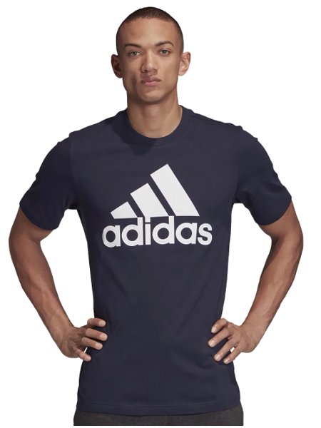 Camiseta Adidas Masculina Badge of Sport Azul Marinho