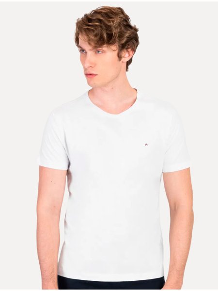 Camiseta Hilfiger Masculina NYC Dot Branca | Secret Outlet