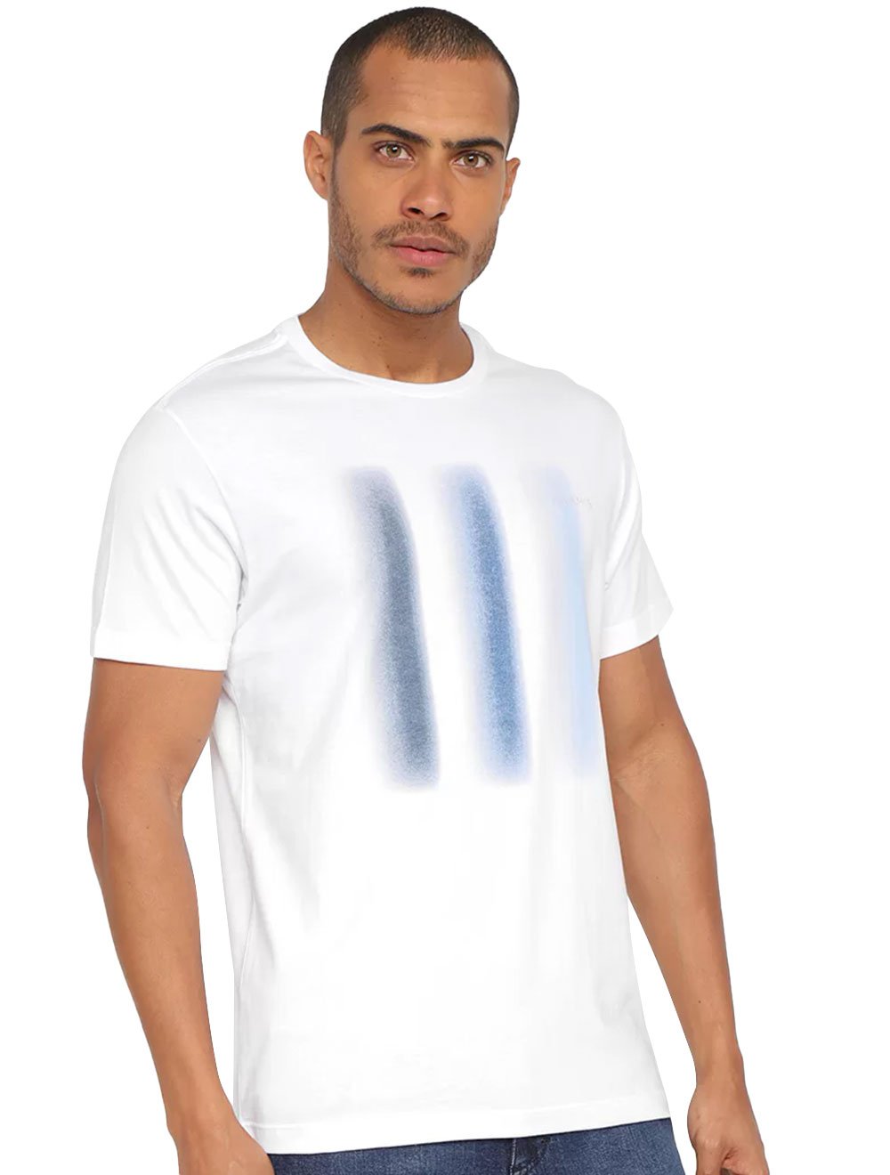 Camiseta Aramis Masculina Smoky Print Branca