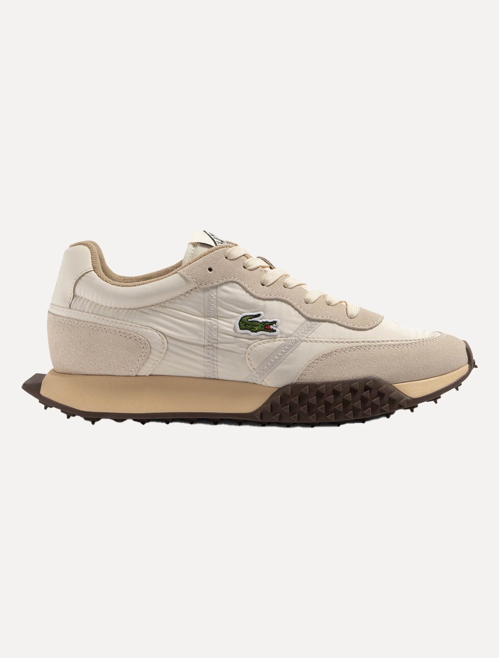 Tênis Lacoste Masculino Vintage L-Spin Deluxe 3.0 Off Wht/Dk Gum Off-White