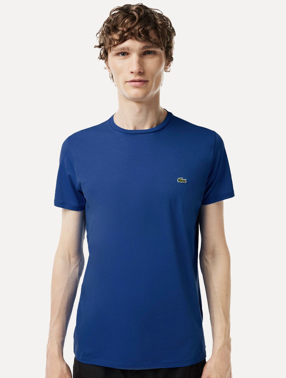 Camiseta Lacoste Masculina Jersey Pima Cotton Azul Royal | Secret