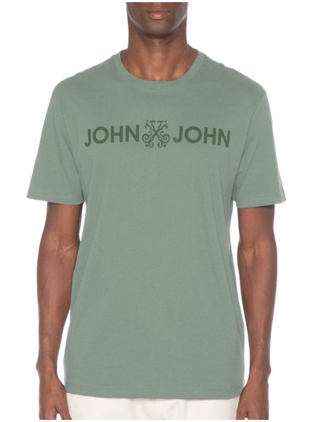 Camiseta John John Masculina JJ Logo Preta