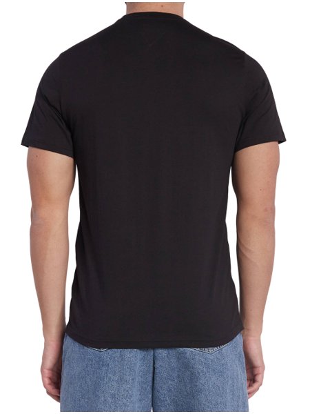 Camiseta Tommy Jeans Masculina Essential Multi Logo Preta