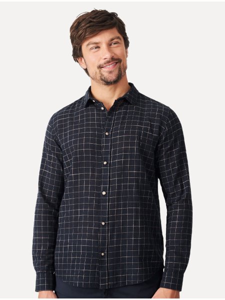 Camisa Reserva Masculina Flanela Xadrez Athletic Camp Preta