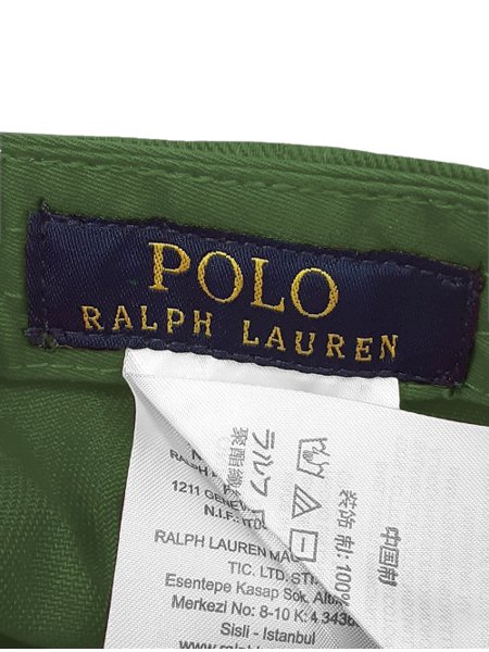 Boné Ralph Lauren Cursive Polo Verde Escuro