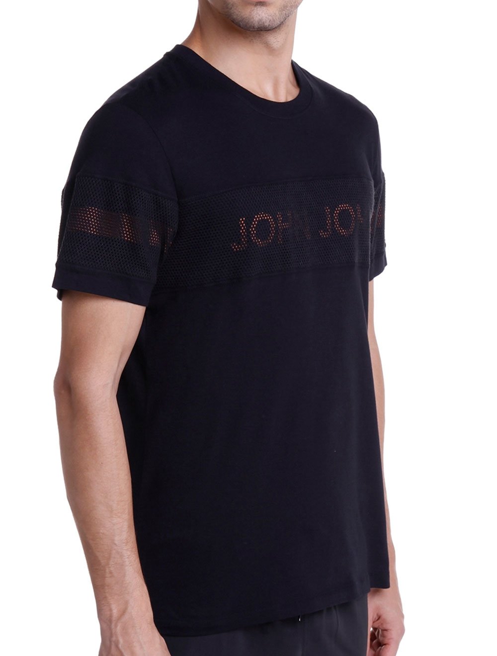 Camiseta John John Masculina Regular Block Old Preta, Secret Outlet em  2023