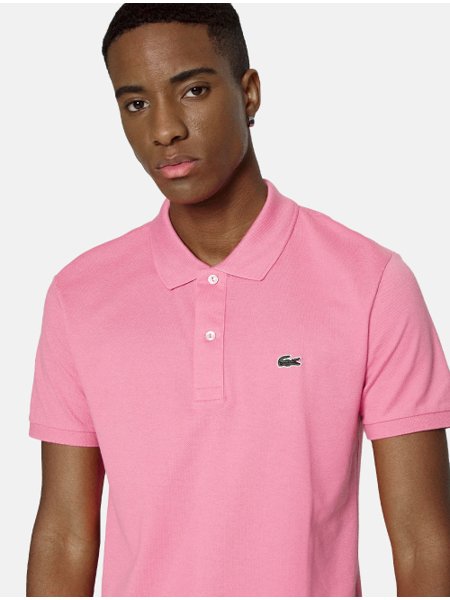 Polo Lacoste Masculina Rosa Persa1