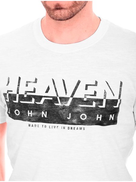 Camiseta John John Shadow Masculina Branco