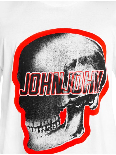 Camiseta John John Masculina Manga Longa Traveller Preta/Cinza Médio
