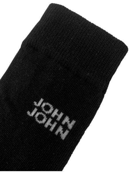 Meia John John Classic Mid Black Preta