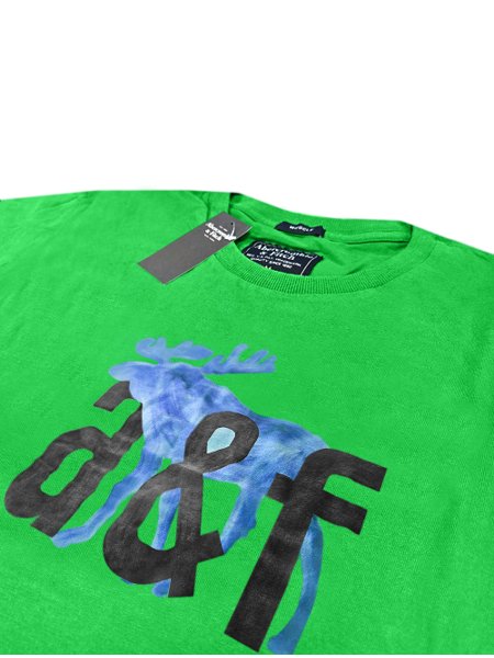 Camiseta Abercrombie Masculina Muscle Watercolor A&F Moose Verde