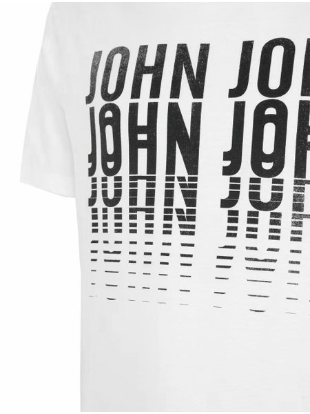 Camiseta John John Masculina Regular Logo Points Branca 