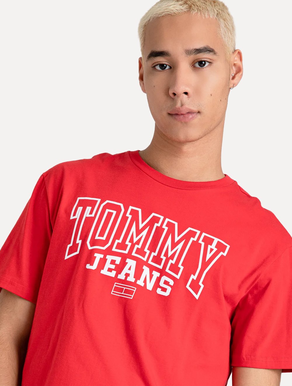 Tommy Jeans Conjunto de 3 tangas de renda vermelha, branca e azul
