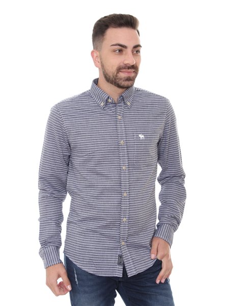 camisa social abercrombie masculina