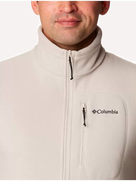 Colete Columbia Masculino Fleece Fast Trek Cáqui Claro