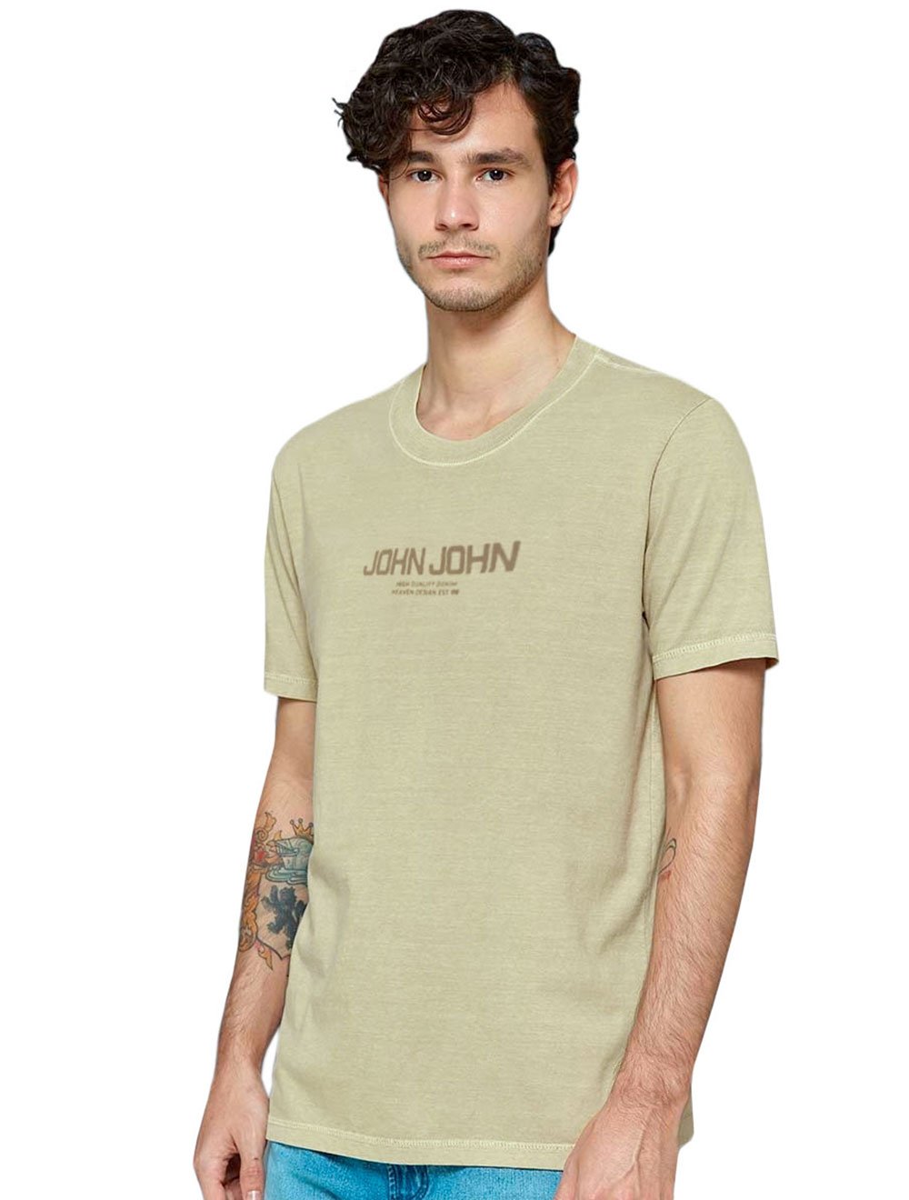 Camiseta John John Big Logo Branca - Compre Agora