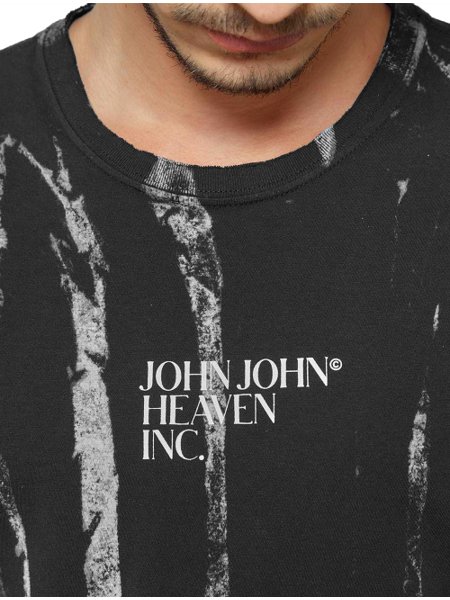 Camiseta John John Contor Preta - Outlet360