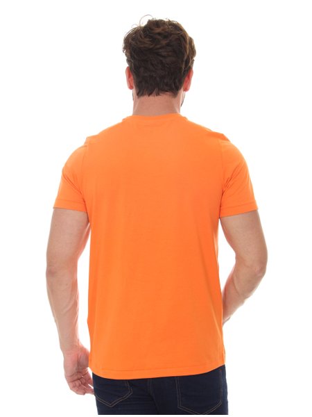 Camiseta Ralph Lauren Masculina Essential Color Icon Laranja