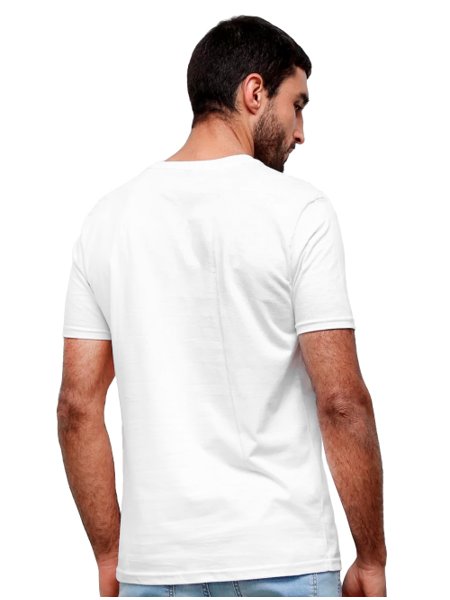 Camiseta John John Logo Branca Masculina - Branco