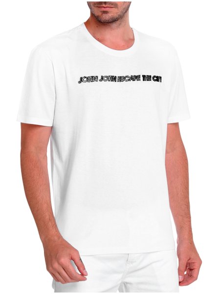 Camiseta Regular Fit Heaven Beach John John Masculina - John John