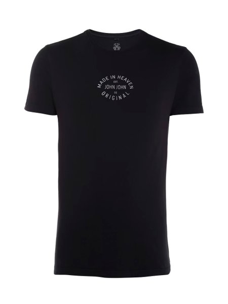 Camiseta John John. Preta.. Tamanho G, Camiseta Masculina John-John Usado  29587051