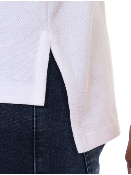 Polo Ralph Lauren Masculina Custom Fit Coloured Logo Branca