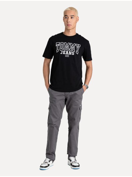 Camiseta Tommy Jeans Masculina Arc Entry Graphic Preta