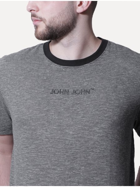 Camiseta John John Tag Cinza - Compre Agora