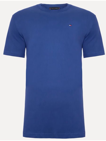 Camiseta Tommy Hilfiger Masculina Essential Cotton Tee Azul Royal