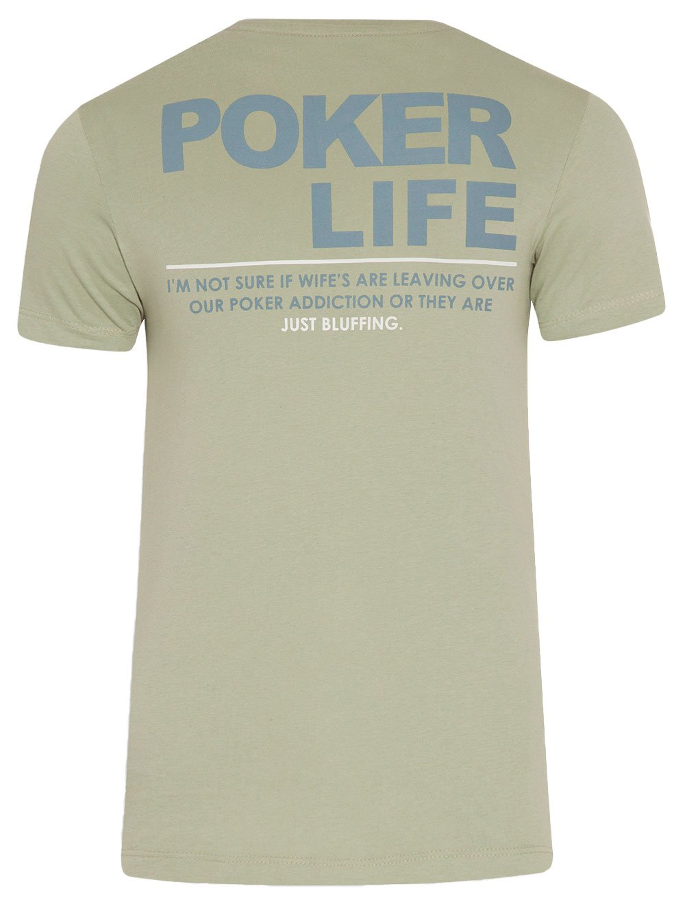 Camiseta Sergio K Masculina Poker Life Verde Oliva