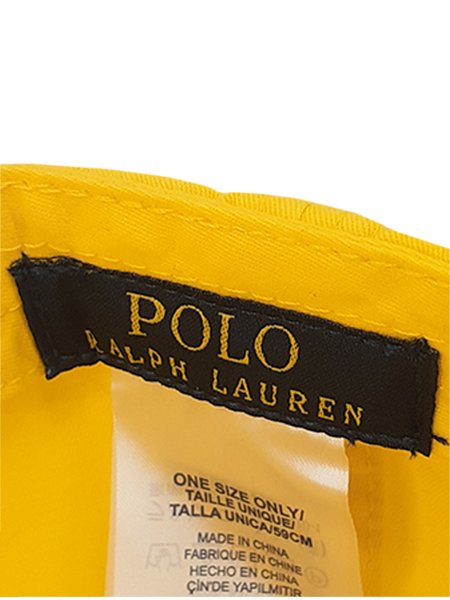 Boné Ralph Lauren US Flag USA Polo Sport Amarelo